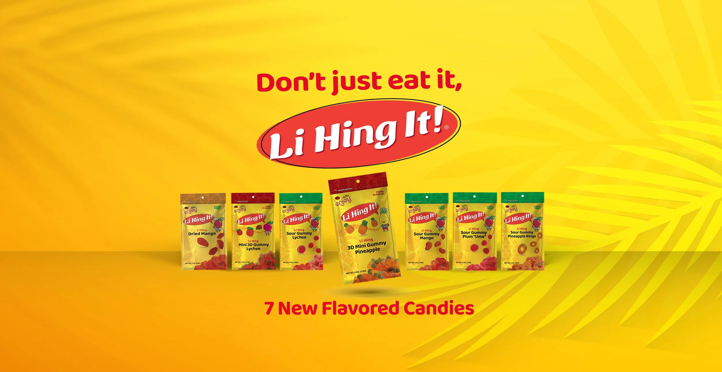 Enjoy Snacks | Hawaii Snacks - Arare, Candies, Seed, Li Hing